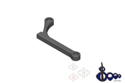 Thumb rest for Fender Jazz V post 2010 (M-1)
