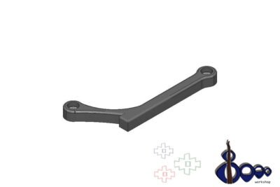 Thumb rest for Fender Jazz V post 2010 (M-1)