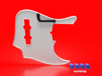 Thumb rest for Fender Jazz 4 Post 2010
