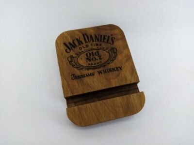 Jack Daniels mobile phone stand