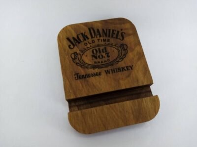 Jack Daniels mobile phone stand