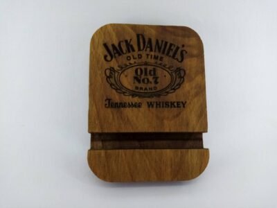Jack Daniels mobile phone stand