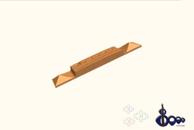 Bridge for acoustic guitar Parlor 2