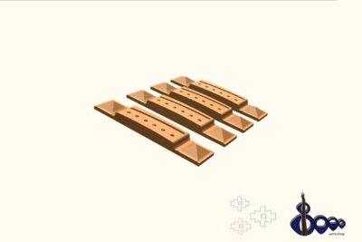 Bridge for acoustic guitar Parlor 1