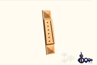 Bridge for acoustic guitar Parlor 1