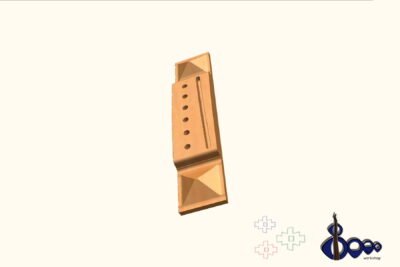Bridge for acoustic guitar Parlor 1