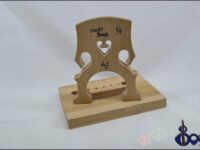 Cauer cello bridge in maple or ash – German-French hybrid for 1/4 to 4/4 sizes
