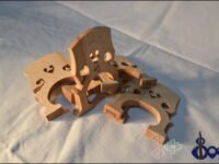 French cello bridge in maple or ash – all sizes from 1/4 to 4/4