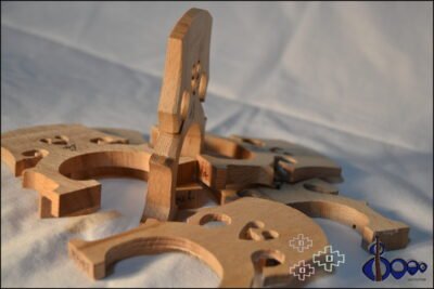 German Cello Bridge Three-Quarter – Handcrafted Model - Image 4
