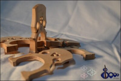 German Cello Bridge Three-Quarter – Handcrafted Model - Image 3