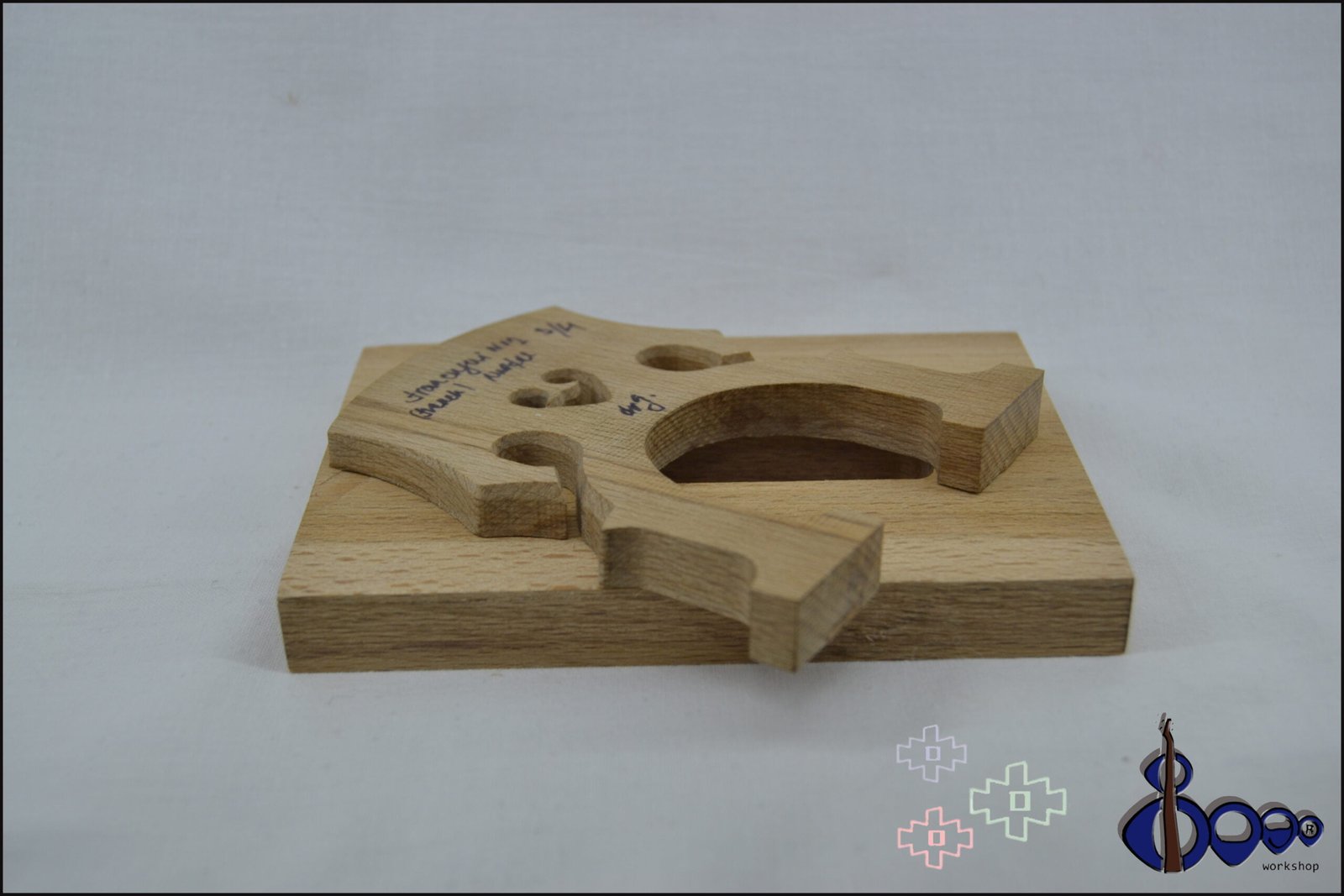 French Cello Bridge Quarter Size – French 1 Model