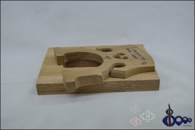 French 2 Cello Bridge Quarter Size – High‑Grade Maple Model - Image 4