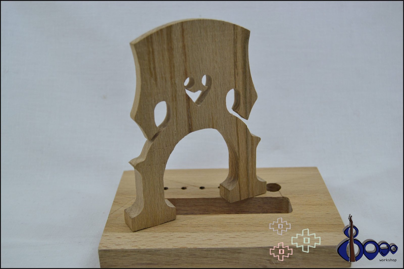 French Cello Bridge Half Size – Premium French 1 Model
