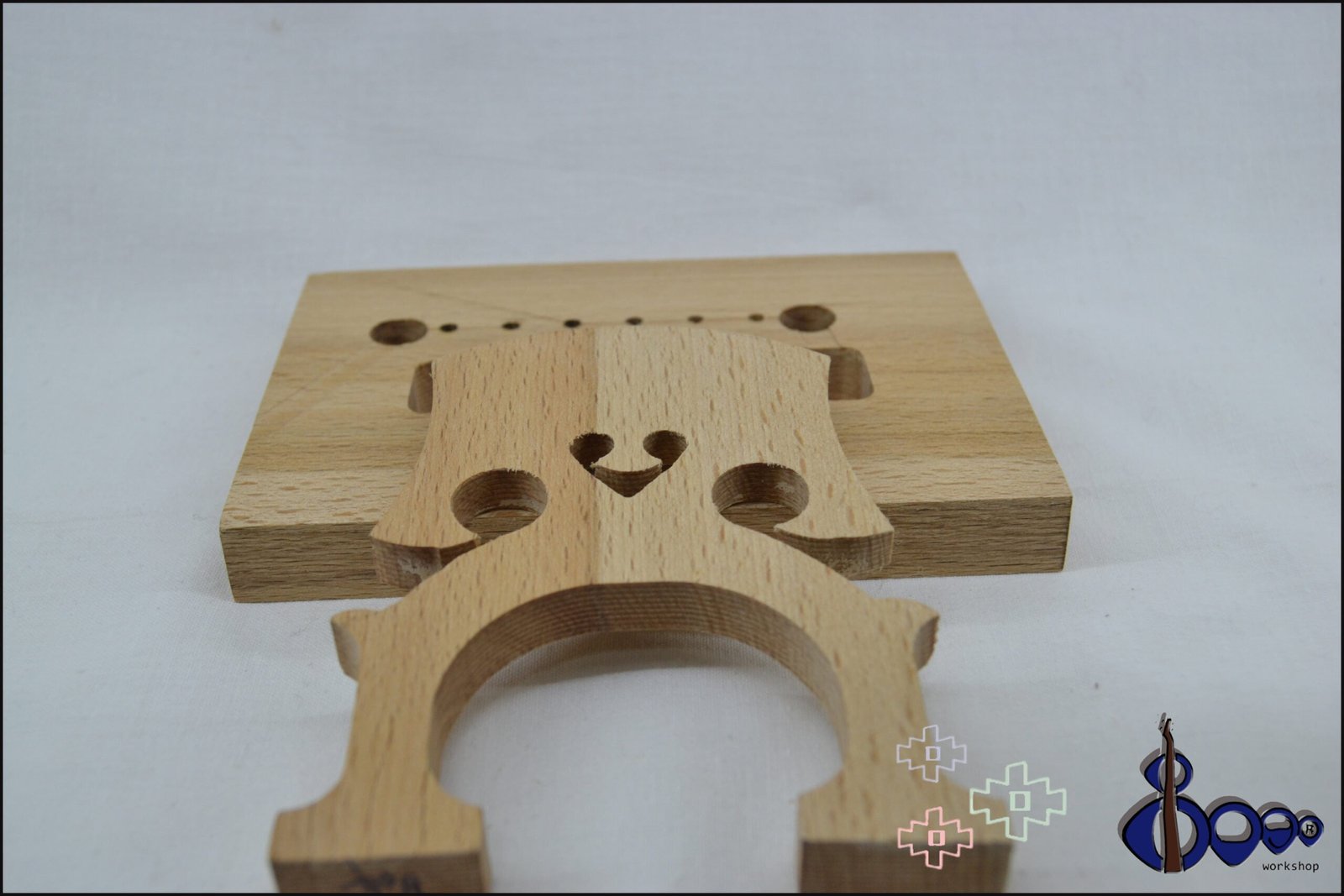 Cello Bridge Bausch 2 Model 1/4