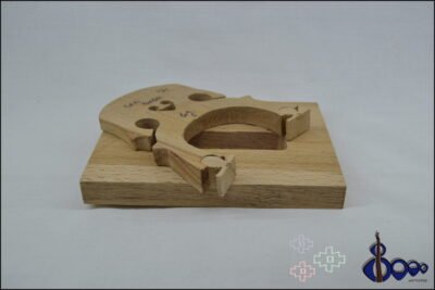 Adjustable Cello Bridge Half Size – Self-Leveling Maple Model - Image 6