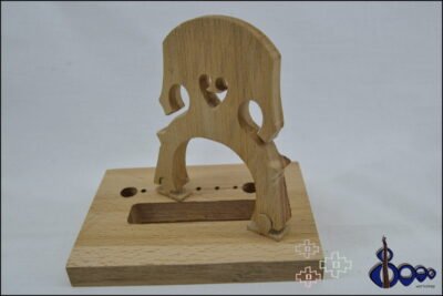 Adjustable Cello Bridge Half Size – Self-Leveling Maple Model - Image 2