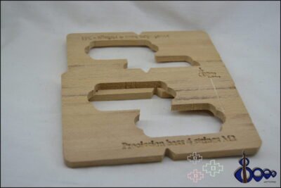 Fender Precision 4 pickup routing template