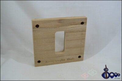 Routing template for plastic Battery box (one battery)
