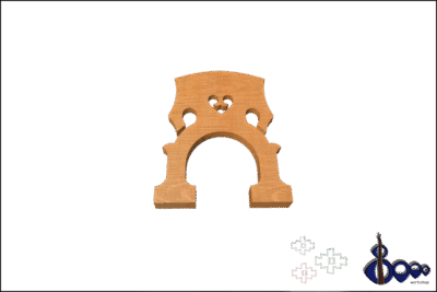 Double bass 1/2 bridge French 3 model