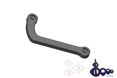Thumb rest for Fender Jazz 4 post 2010 (M-1)