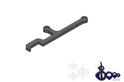 Thumb rest for Fender Jazz 4 post 2010 (M-10)