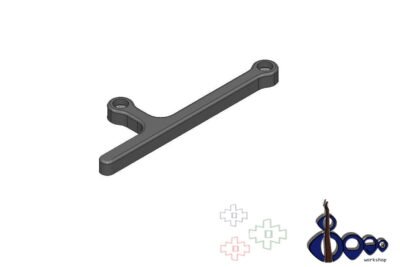 Thumb rest for Fender Jazz 4 post 2010 (M-7)