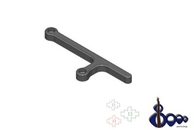Thumb rest for Fender Jazz 4 post 2010 (M-7)