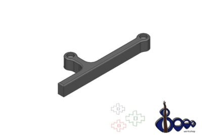 Thumb rest for Fender Jazz 4 post 2010 (M-9)