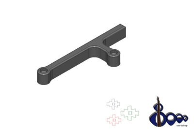 Thumb rest for Fender Jazz 4 post 2010 (M-9)