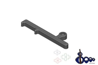 Thumb rest for Fender Jazz 4 post 2010 (M-5)