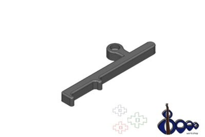 Thumb rest for Fender Jazz 4 post 2010 (M-5)