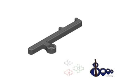 Thumb rest for Fender Jazz 4 post 2010 (M-5)