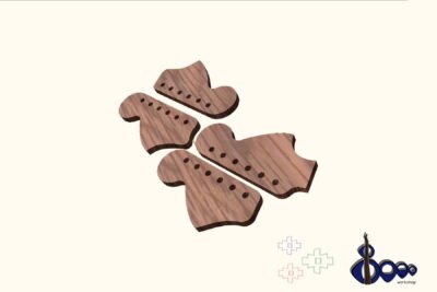 Fender headstock routing template (M-14/20)