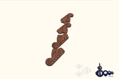 Fender headstock routing template (M-17/20)