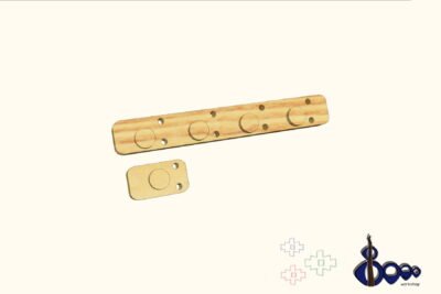 Schaller BM V tuners and tuners screws drilling template
