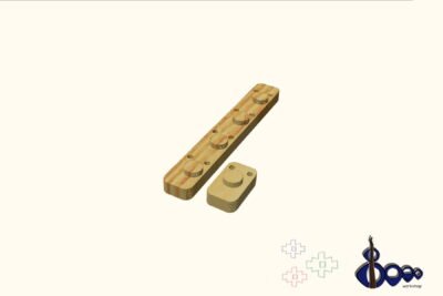Schaller BM V tuners and tuners screws drilling template