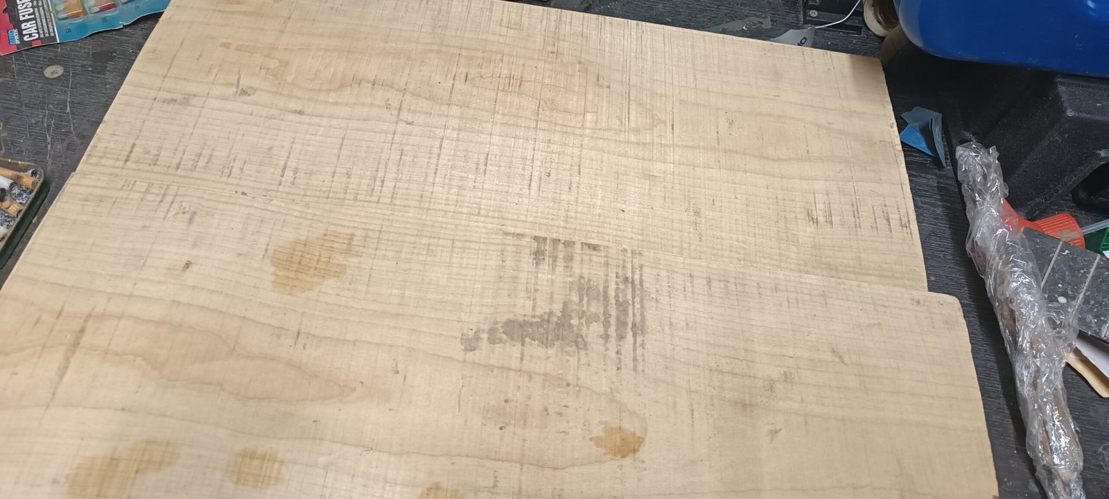 Stingray Bass Build – Custom Bass Guitar Project with Roland GK3 1 Tonewood glue-up