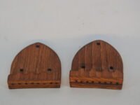 Bouzouki bridge, top nut and tailpiece