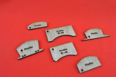 Bridge/ Fingerboard Template set for violin and viola