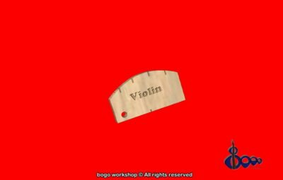 Bridge/ Fingerboard Template set for violin, viola, cello and double bass