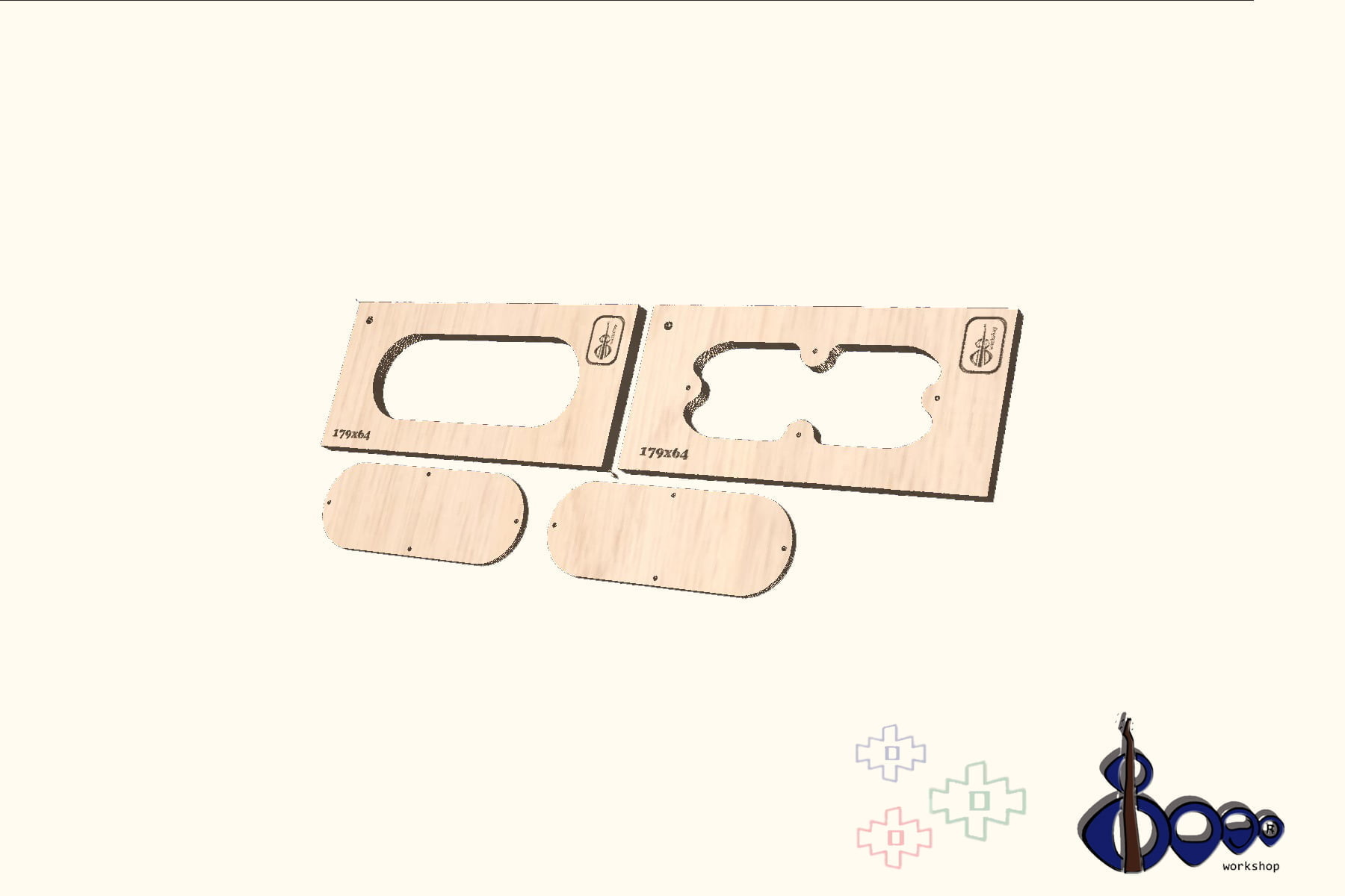 Control Cavity Routing Set (M-45/17.9 x 6.40)