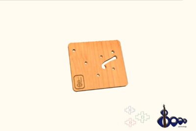 Gibson ES-355 Potentiometer holes drilling template