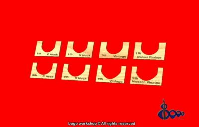 Neck profile templates for Acoustic/ Western guitars